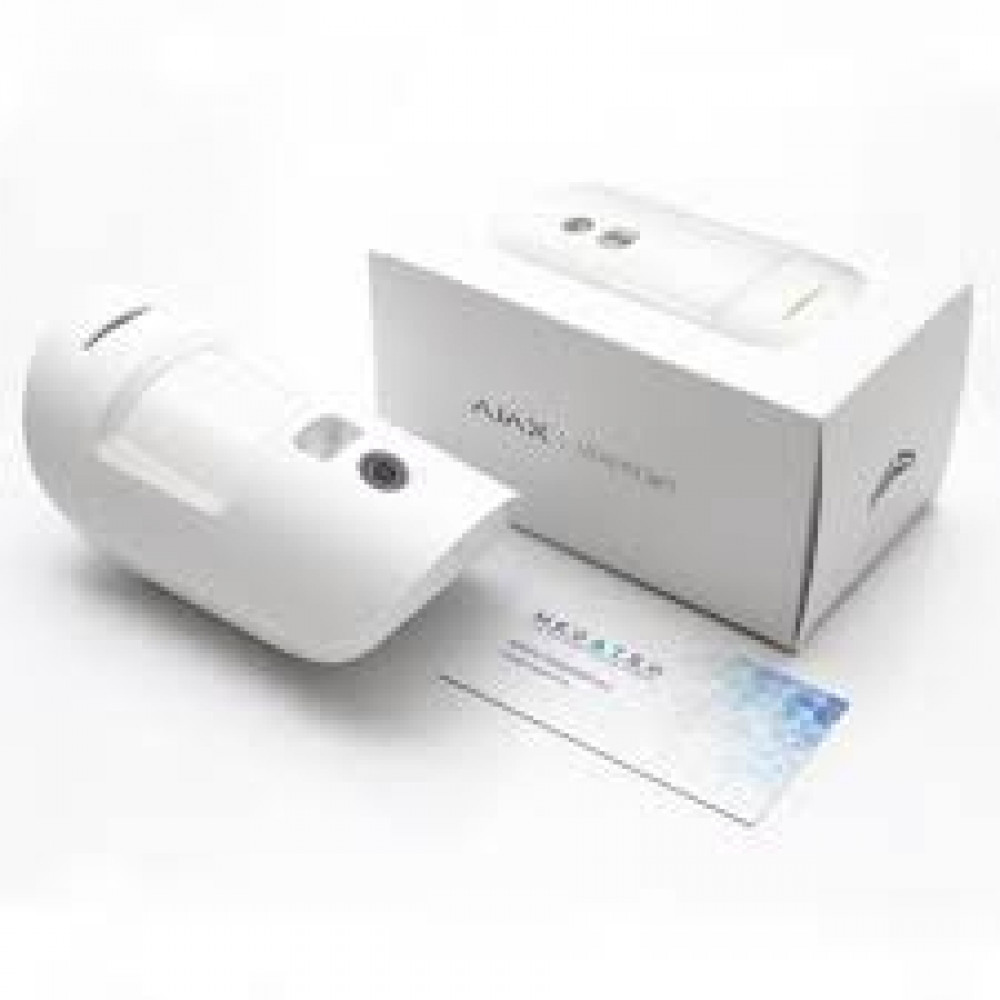 AJAX MotionCam White - Motion Detector with a Photo Camera to Verify Alarms